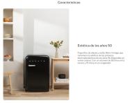 CREATE - Frigorífico de estilo retro, blanco roto- FRIDGE RETRO 107L - details 0