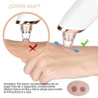 Limpieza Facial Profunda Máquina Exterminadora De Puntos Negros Eléctrica Limpiador De Poros Apto Para Todas Las Edades Herramienta De Cuidado De La Piel - details 2