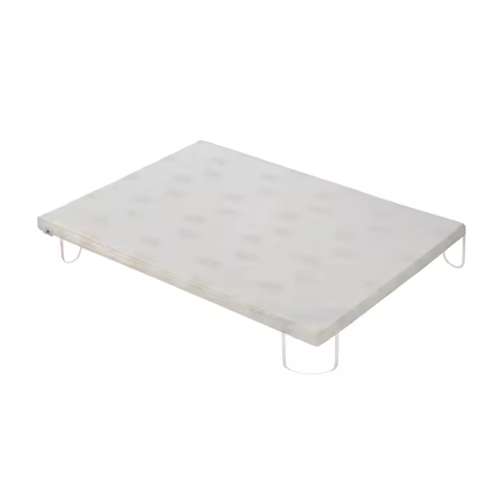 Fusionhome - Topper 100% Viscoelástico - Funda Aloe Vera Lavable y Desenfundable - Grosor 5cm - 1