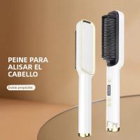 Peine Eléctrico Multifuncional Para Cabello Rizado Y Liso Con Pantalla LCD De Doble Uso ABS Dual Voltaje 100-240v Más De 5min - details 0