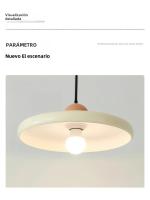 Lámpara Colgante LED Moderna Y Minimalista En Forma De UFO Circular Para Restaurante Mesa De Comedor Barra Iluminación De Ambiente - details 7