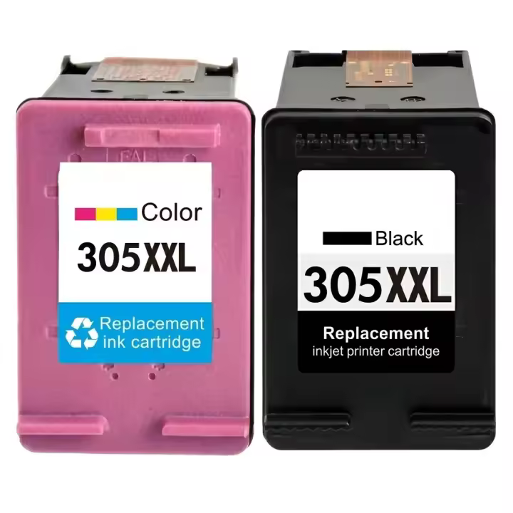 Pack 2 Cartuchos Compatibles HP 305XL Deskjet 2700-2730-4100-4134 HP ENVY 6020-6022-6030-6032-6420-6422-6430-6432 18ml - 1