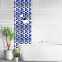 Papel Tapiz De Mosaico Impermeable Autoadhesivo 3D Para Cocina Baño Decoración Del Hogar Adhesivo De Pared PVC Clásico - details 18