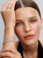 Pandora - Pulsera Halo Hearts - Plata de ley - details 4