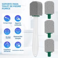 Cepillo De Inodoro Con Piedra De Pimice 10/20Pcs Herramientas De Limpieza Para Lavabo Y Azulejos Eliminador De Escoria Y Rostro Con Mango Y Asiento - details 3