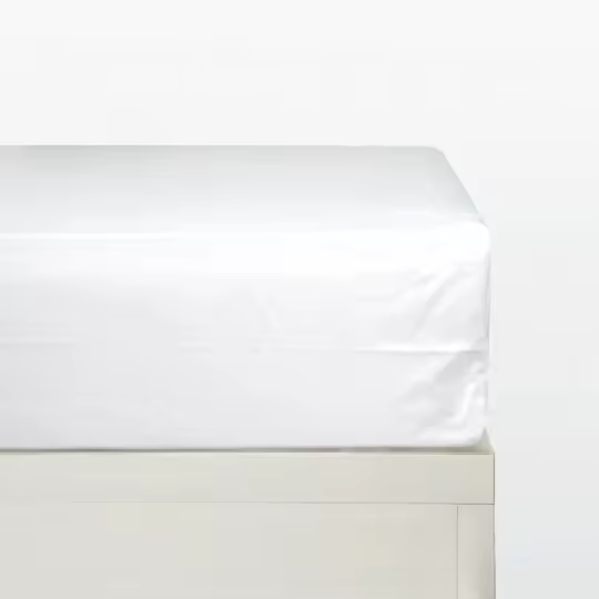 Almeritex 2000 Funda de colchón Blanco para cama, Con Cremallera en L - cama de 90-105-135-150 - 1