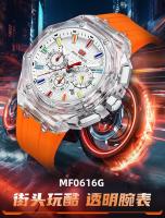 Reloj De Pulsera Para Hombre MINI FOCUS Ultra-ligero Con Caja Octagonal Transparente Multifuncional Resistente Al Agua Y Al Shock Estilo Deportivo - details 10
