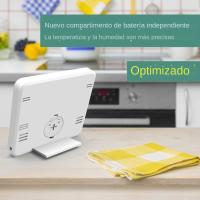 Termómetro Y Higrómetro Digital Ultrafino Para El Hogar Con Pantalla LCD Reloj De Pared Simple Y Smart No Requiere Certificación CE - details 12