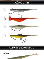 Spinpoler 10pcs Señuelo De Pesca Jerk Minnow Con Cola Dividida 7cm TPR Flotante Plástico Suave Para Pesca En Río Lago Oceánico - details 6