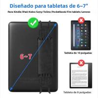 Correa De Seguridad Para Lector Electrónico Universal De 6-7 Pulgadas PU Cuero Elástico Para iPhone Kindle Kobo Tabletas - details 1