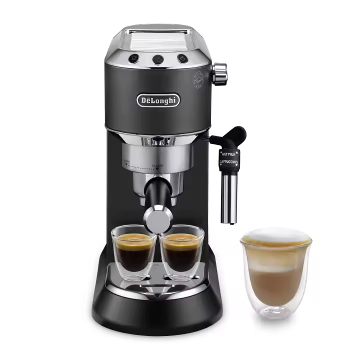 De'Longhi | Cafetera Espresso Manual Dedica EC685 | Thermoblock, 15 Bar, 1.1 L, 1300 W, 2 Tazas - 1