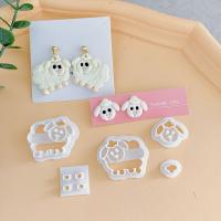 Juego De 5 Cortadores De Arcilla De Poliéster De Ovejas Kawaii Para DIY Pendientes Y Joyería Kit De Molde De Animales - details 2