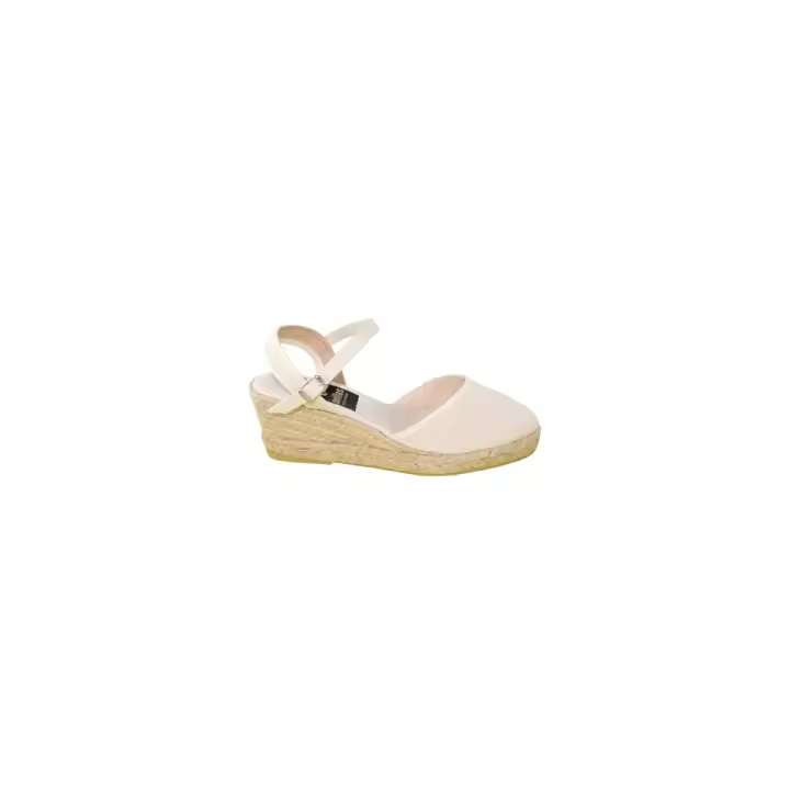 Alpargatas Valencianas beige con Cuña by CBP Tejido Textil Textil - 1