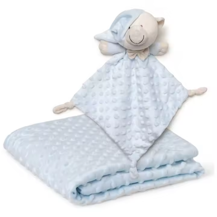 Pack Manta y Doudou Osito 80x110 Interbaby - 1
