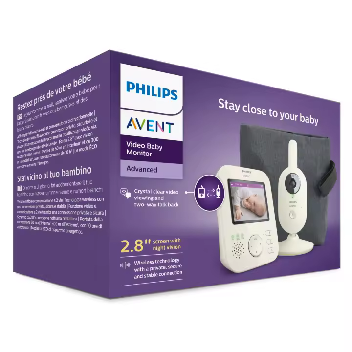 Philips Avent Advanced Vigilabebés con vídeo digital - SCD882/26 - 1