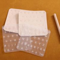 Plantilla De Letras De Cuero Para Grabado Y Estampado Herramienta De Grabado De Cuero Transparente Para DIY Y Leathercraft - details 2