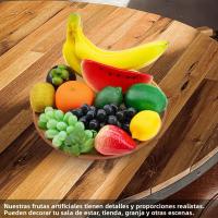 Decoración De Frutas Artificiales 10/11 PCS Banana Grape Lemon Kiwi Orange Apple Peach Strawberries Para El Hogar Material PE - details 18