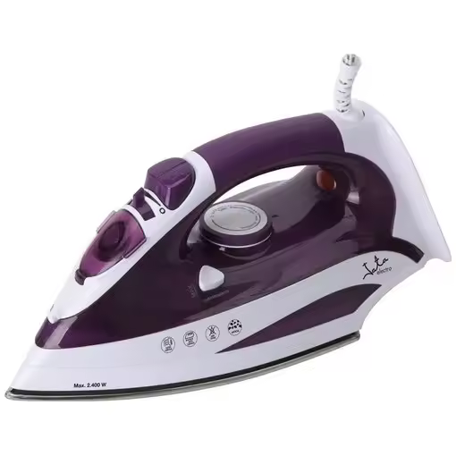 Plancha plancha de vapor JATA PL225 | acero inoxidable, Vapor continuo 20 – 25 g/min, Púrpura, Blanco - 1