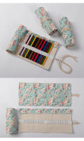 Estuche De Lienzo Colorido Para Lápices Y Pinceles Estuche De Almacenamiento Para Estudiantes Y Artistas Tamaño Variado - details 9