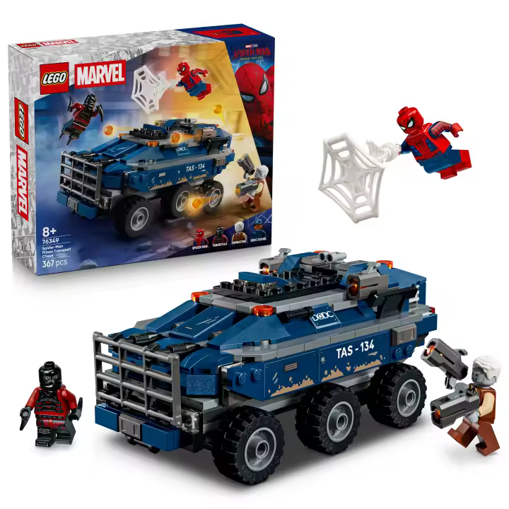 LEGO® 76349 Marvel Spider-Man: Persecución del Furgón Penitenciario de Juguete - 1