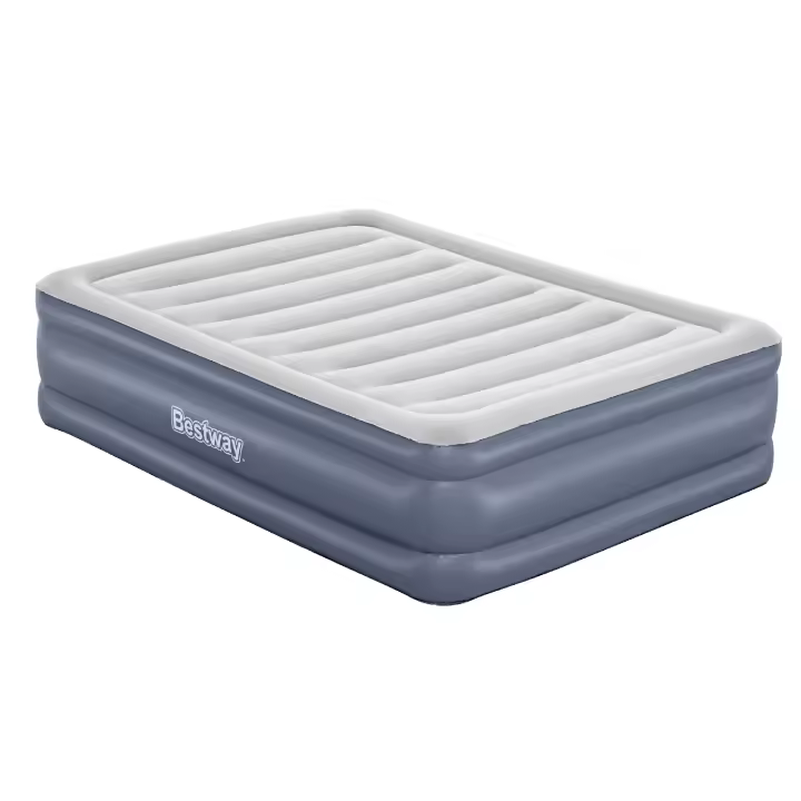 Bestway Cama Hinchable Bestway Tritech Doble 203x152x51 cm Soporta hasta 300 Kg Inflado en 4 Minutos con Refuerzo Perimetral - 1
