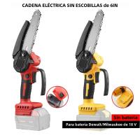 Motosierra Eléctrica Mini Sin Escobillas 6In Cordless Para Jardín Y Carpintería Herramienta De Corte Compatible Con Batería Dewalt/Milwaukee 18V - details 0