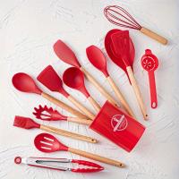 Juego De Utensilios De Cocina De Silicona 14 Piezas Con Soporte De Plástico Eco-amigable Y Duradero Para Cocina - details 13