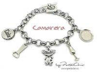 Pulsera "CAMARERA" Temática Profesiones. PonteChic. - details 0