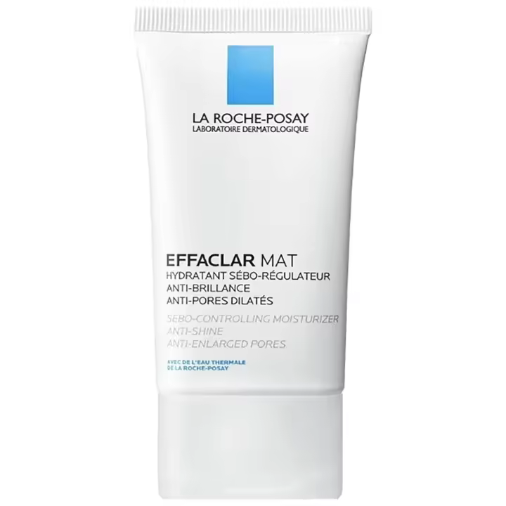 La Roche-Posay - Effaclar Mat crema hidratante facial matificante con complejo sebo-absorbente para piel grasa y con poros visibles, 40 ml, probada dermatológicamente - 1