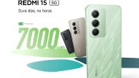 Teléfono Móvil Xiaomi Redmi 15 5G, 4 GB + 128 GB, Batería masiva de 7000 mAh (típ.), Pantalla FHD+ inmersiva de 6,9" 144 Hz, Potente Snapdragon® 6s Gen 3 con 5G, Sistema de cámara dual de 50 MP con IA, IP64, Xiaomi HyperOS 2 - details 0