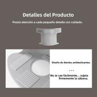 4Pcs Soporte De Sábanas Invisibles Resistentes Para Cama Con Cinturones Elásticos Y Clip De Plástico Para Mantener Las Sábanas En Su Lugar Ajustables Para Todas Las Matraces - details 4