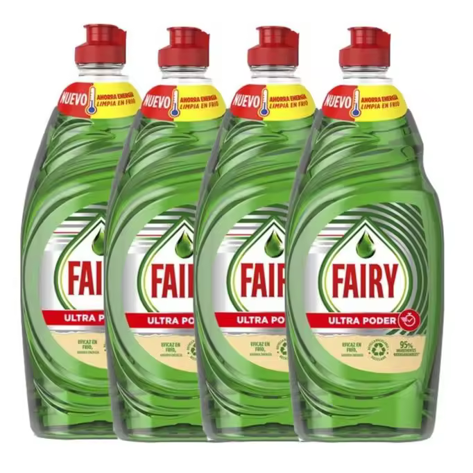Fairy Ultra Poder Lavavajillas 4x650ML - 1