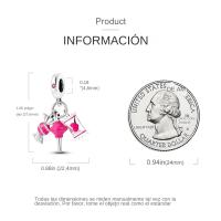 Pulsera Ajustable De Encanto De Conejo Original Plata Esmaltada Para Mujer Joyería De Moda Hecha a Mano Con Cuentas De Zirconia - details 147