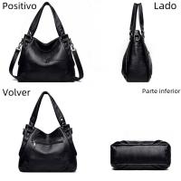 Bolso De Hombro Para Mujer De Cuero De Alta Calidad Tote Shopper De Lujo Diseñador Bolso Feminino Con Manija De Encima - details 17