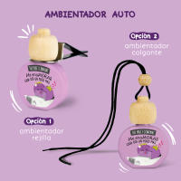 Ambientadores 360 - Pack de 3 Ambientadores Coche 2en1 The Fruit Company | Aroma Frutal, Absorbe Olores, Sin Alcohol, Extractos Naturales | Rejilla o Colgante | Larga Duración +45 Días - details 1
