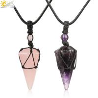 Collar De Delfín Natural Piedra Cristal Colgante Sanación Fluorita Labradorita Amatista Joyería Unisex Tendencia H479 - details 14