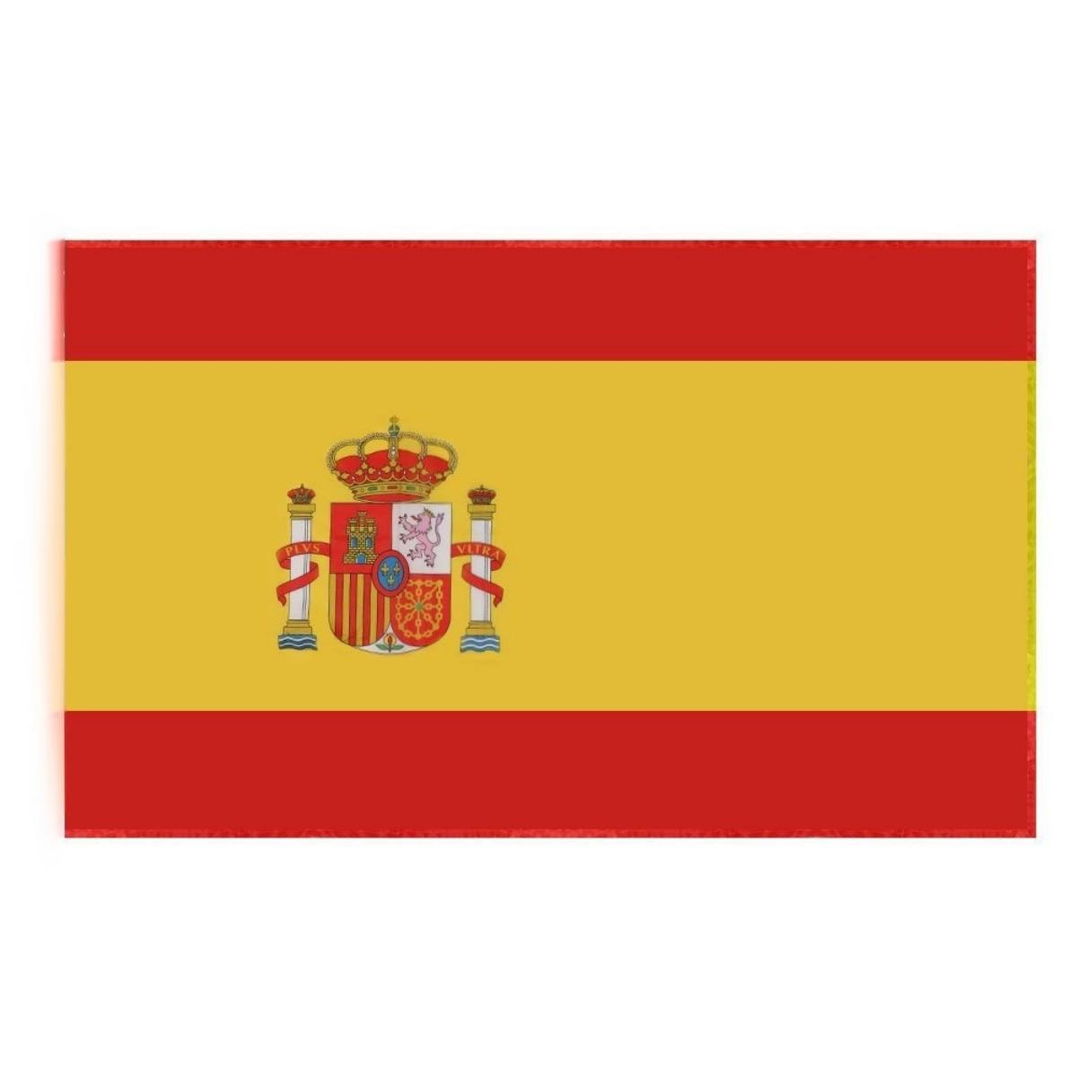 MEJORADA TS-2240 Bandera de España 90x150CM - Alta Calidad en Poliéster, Resistente y Duradera, Ideal para Interiores y Exteriores, Decoración, Eventos y Fiestas