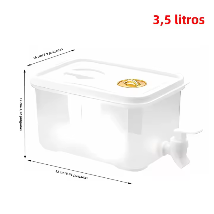 Botella De Agua Fría De 10L/5L Con Dispensador De Jugo Frío Y Filtro De Grifo Diseño De Botella De Agua Para Nevera/ fiestas/Día a Día En Casa - 1