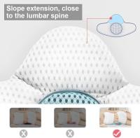 Almohada Lumbar Ortopédica para la Columna, Soporte Lumbar para Dormir, Almohada de Cama - details 2