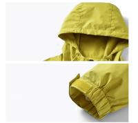 Chaqueta Impermeable Y Antigolpes Para Hombres Ligera Con Capucha Adecuada Para Senderismo Running Pesca Viajes Parka Viento - details 1