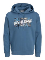 Jack & Jones Hombre Sudadera con capucha de 270 grs Mod JJWAII SHAPE logo estampado Moda Casual Informal Ref 269316 - details 1