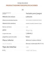 Teclado Gaming K500 Con Keycaps Blanco Y Rosa Mezclados 104 Teclas Cableado Para Laptop PC Estilo Mécanico Interfaz USB - details 20