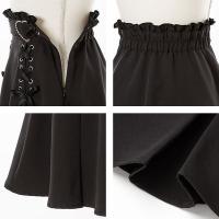 Falda A-Line Lolita Japonesa Talla Grande Cintura Alta Flared Midi Versátil Estilo Niña Suave Para Uso Diario Primavera/Verano Polyester - details 14
