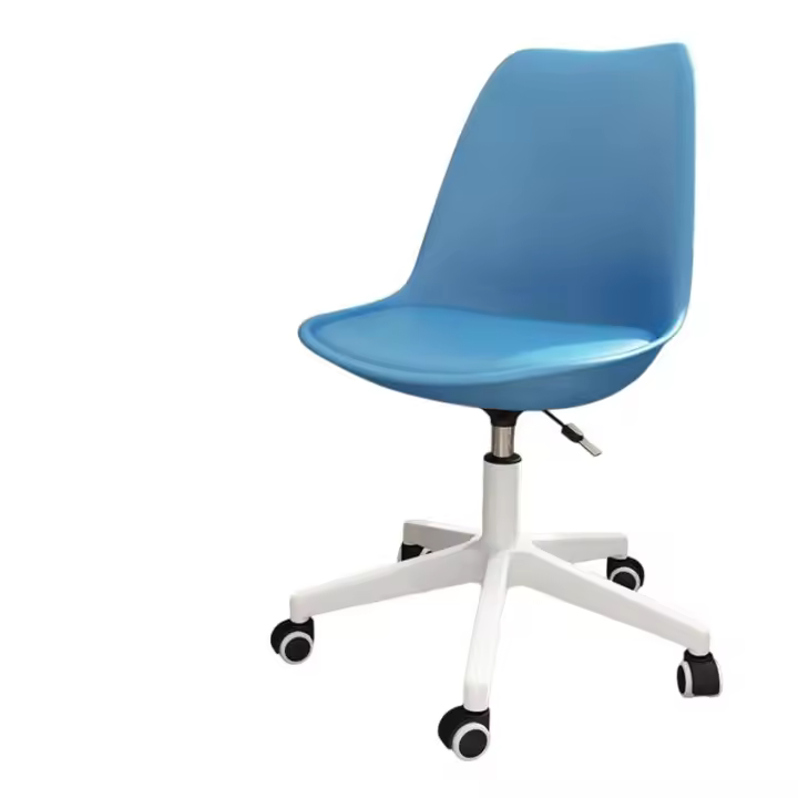 Silla de Oficina con Soporte Lumbar Giratoria Escritorio Sillon Ruedas Despacho casa salon habitacion ergonómica Gaming, escritorio, silla nordico tulipu - 1