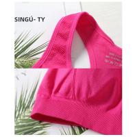 Sudadera Deportiva Para Mujer Push up Fitness Yoga Transpirable Running Vestido De Gimnasio Deporte Top De Nylon - details 8