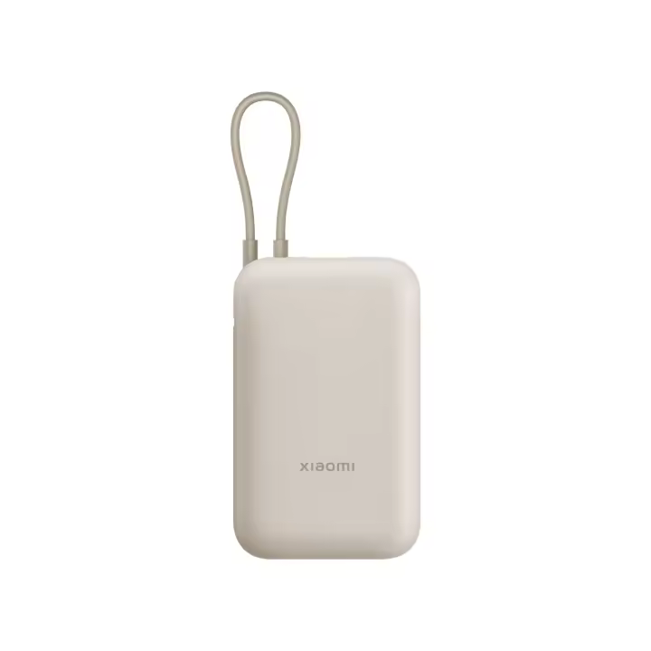 Official | Xiaomi Power Bank 10000mAh (Integrated Cable), Potencia Máxima de 22.5 W, Carga Rápida Bidireccional de Tipo C, Carga Tres Dispositivos Simultáneamente, Nueve Capas de Protección de Seguridad - 1