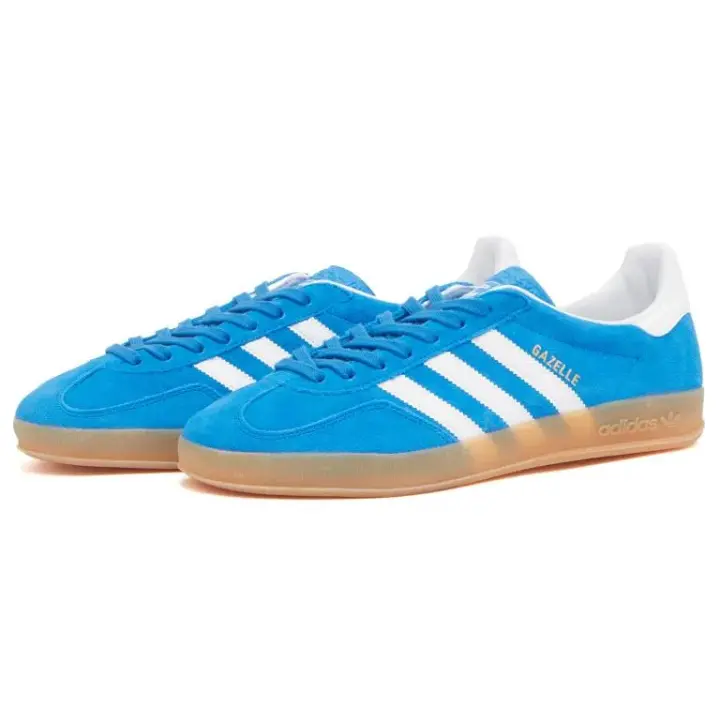 Adidas Gazelle Indoor Bluebird, White & Gum - 1