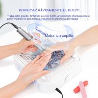 Extracorredor De Uñas Sin Escobillas De 120W Con Alta Succión Filtro Y Bajo Ruido Para Manicura Limpiador De Polvo De Uñas - details 4