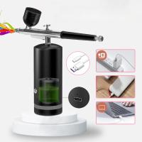 Kit De Aerógrafo Portátil Para Uñas Con Compresor Mini Pistoleta De Pulverización Para Pintura De Uñas Maquillaje Y Modelado De Artesanía - details 7