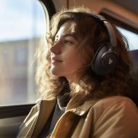 Auriculares Bluetooth inalámbricos Tronsmart SOUNFII Q20 diadema, cancelación activa ruido, hasta 60 horas reproducción, sonido de bajos, llamada clara como el cristal, controladores modo de audio dual, conexión con smartphone/laptop/PC, para casa, música - details 9
